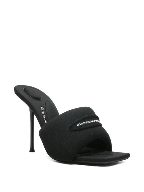 Alexander Wang square-toe heeled mules - Black - zdjęcie produktu nr 2