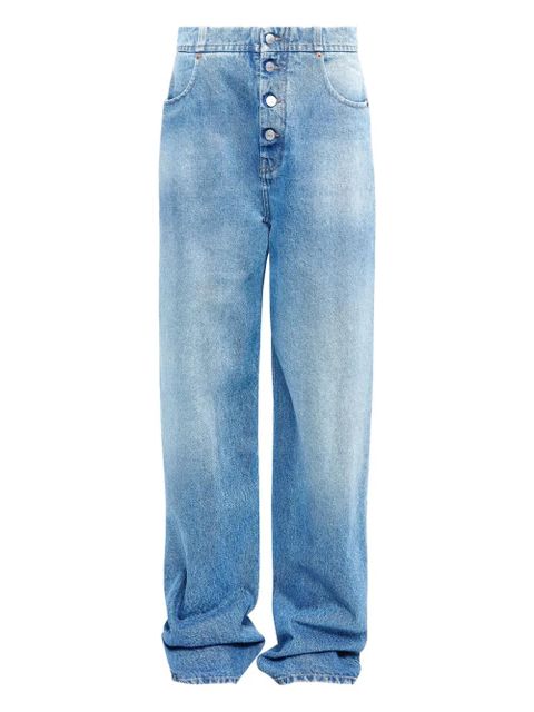 MM6 Maison Margiela wide-leg jeans - Blue - zdjęcie produktu nr 1