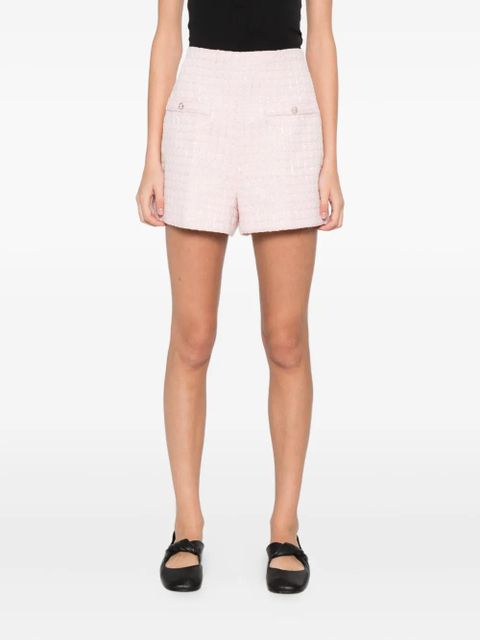 SANDRO tweed sequin shorts - Pink - zdjęcie produktu nr 2