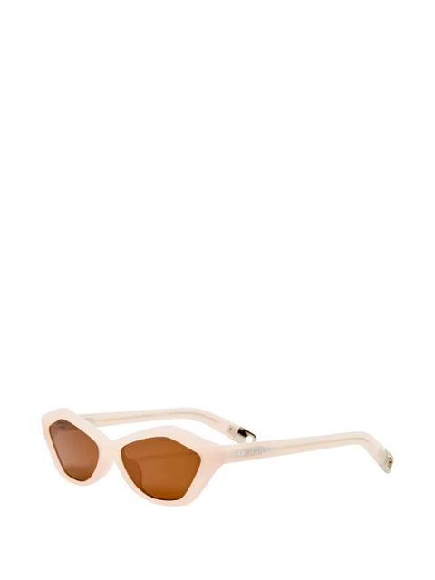 Jacquemus geometric sunglasses - Neutrals - zdjęcie produktu nr 2
