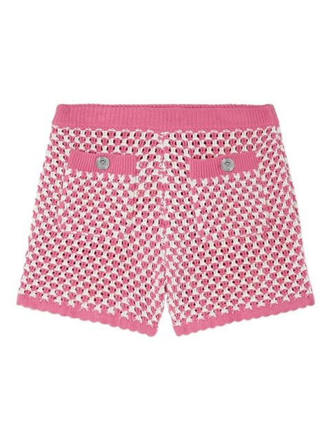 Versace crochet-knit shorts - Pink - zdjęcie produktu nr 1