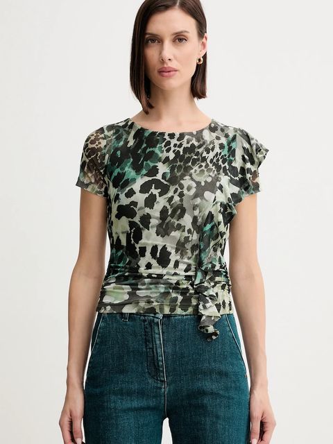 Guess bluzka VERDIANA damska kolor czarny gładka W5YP08 KCZC2 - zdjęcie produktu nr 1