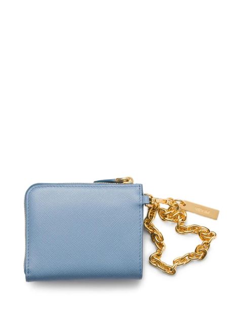 Prada small Saffiano wallet - Blue