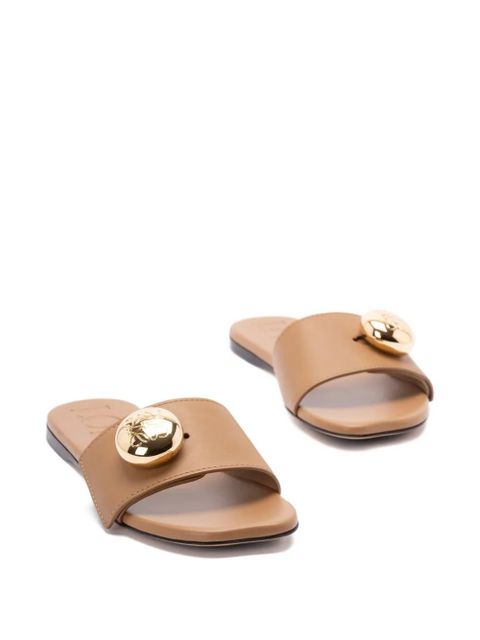 LOEWE Pebble leather sandals - Neutrals