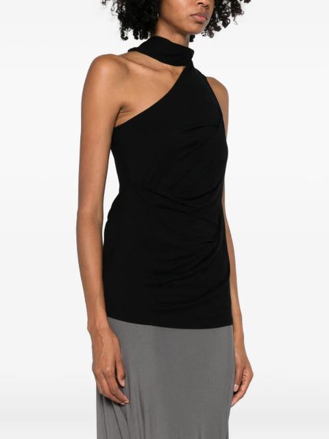 ENTIRE STUDIOS one-shoulder blouse - Black - zdjęcie produktu nr 2