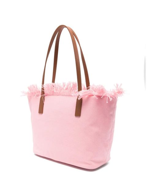 MC2 Saint Barth medium City fringed tote bag - Pink