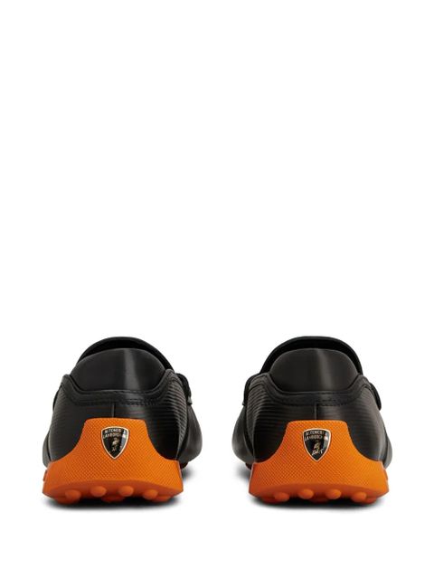 Tod's logo-debossed loafers - Black - zdjęcie produktu nr 2