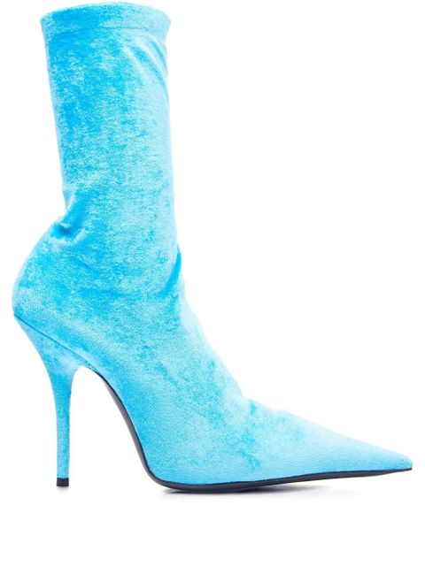 Balenciaga velvet ankle boots - Blue - zdjęcie produktu nr 1