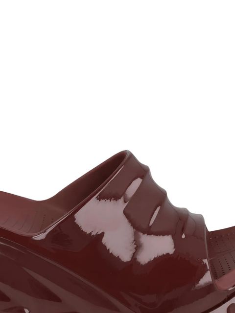 Givenchy Marshmallow wedge slide oxblood red sandals - zdjęcie produktu nr 2
