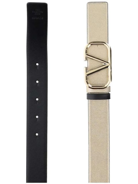 Valentino Garavani VLogo Signature reversible belt - Gold