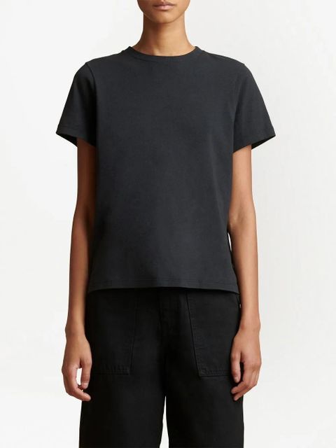 KHAITE The Emmylou cotton T-shirt - Black