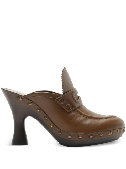 Burberry 111mm Potter mules - Brown - zdjęcie produktu nr 1