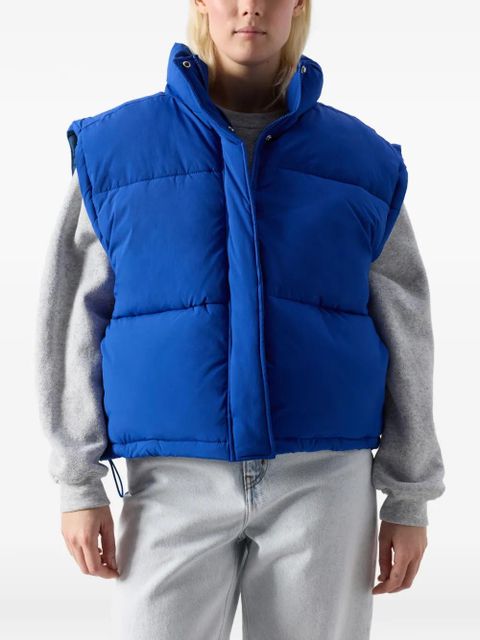 American Vintage Rofy puffer gilet - Blue