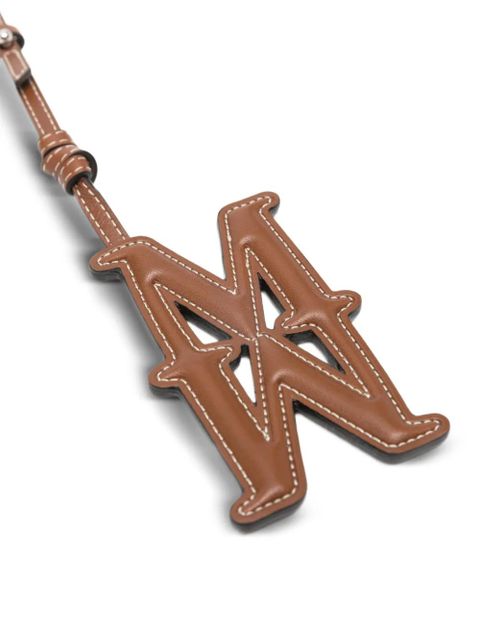 Max Mara leather bag charm - Brown - zdjęcie produktu nr 2