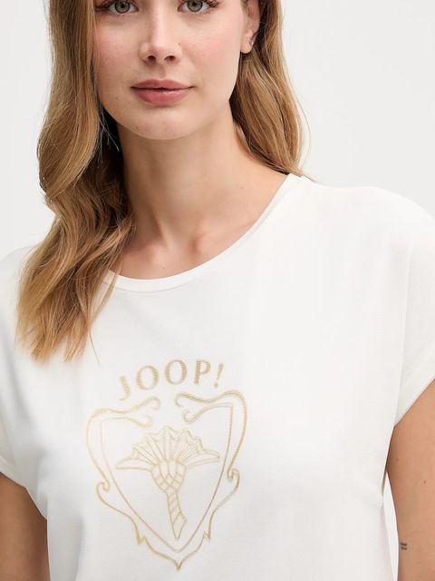 Joop! t-shirt damski kolor beżowy 30047786