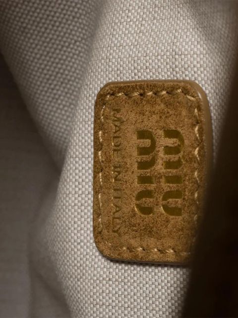 Miu Miu suede shoulder bag - Brown