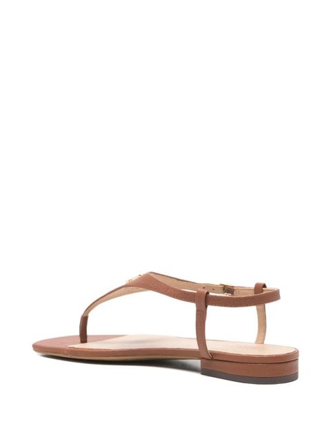 Lauren Ralph Lauren buckle-fastening leather sandals - Brown - zdjęcie produktu nr 2