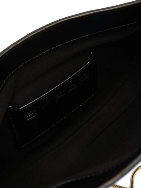 BY FAR Chime leather shoulder bag - Black