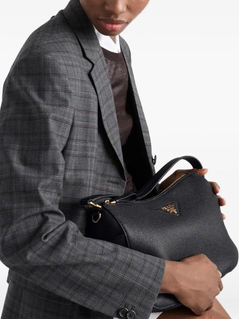 Prada leather shoulder bag - Black