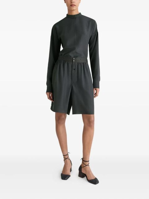 LEMAIRE elasticated-waistband shorts - Grey