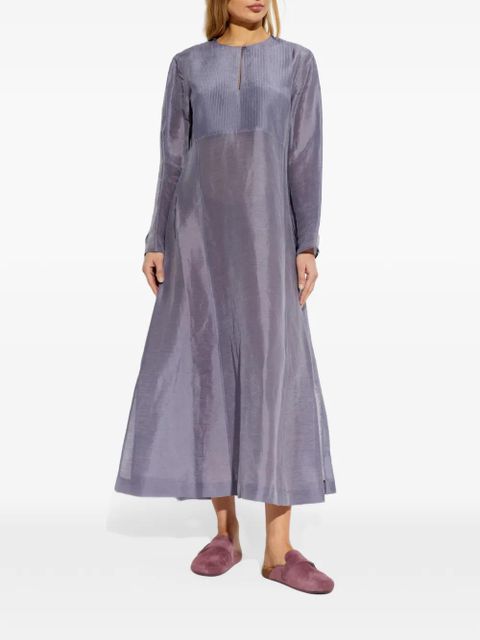 Tory Burch pleated button dress - Purple