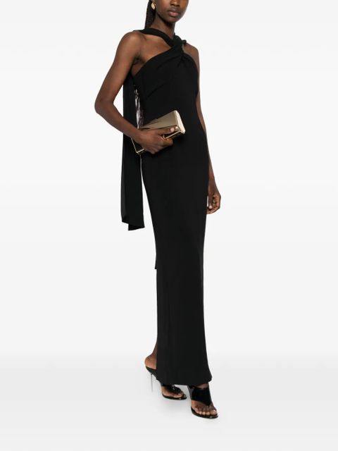 Solace London Rona twisted maxi dress - Black - zdjęcie produktu nr 2