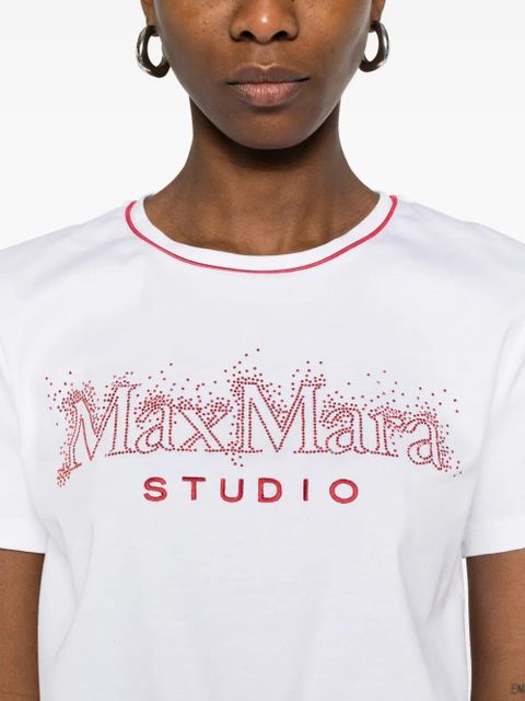 Max Mara logo T-shirt - White