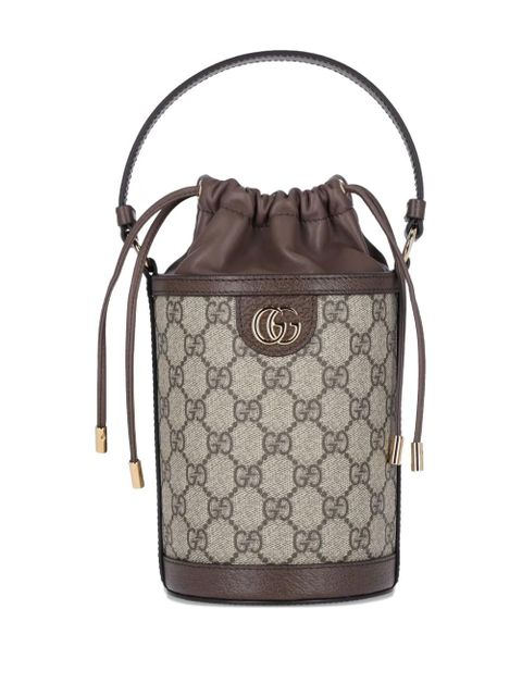 Gucci mini Ophidia bucket bag - Brown - zdjęcie produktu nr 1