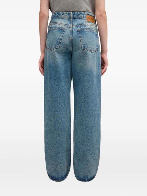 GANNI logo-patch jeans - Blue - zdjęcie produktu nr 2