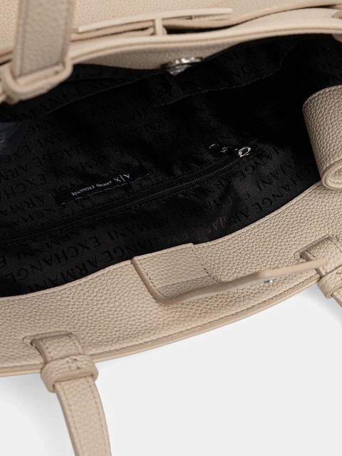 Armani Exchange torebka kolor beżowy XW000284 AF11902