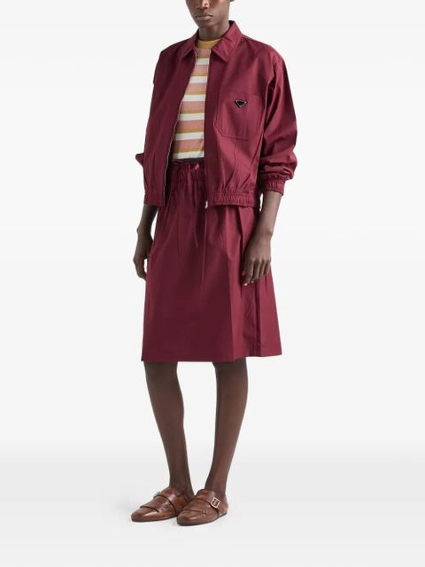 Prada poplin jacket - Red - zdjęcie produktu nr 2