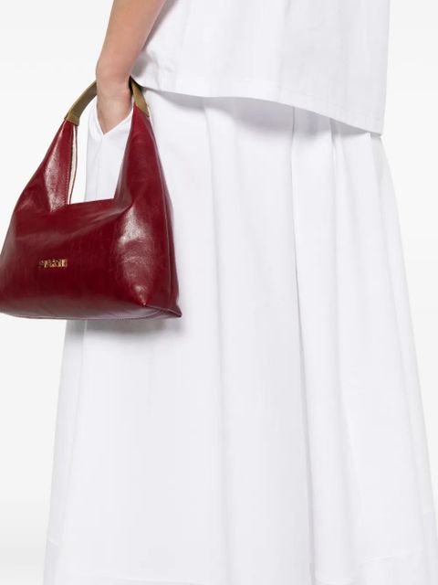 Max Mara Mmlribes gathered skirt - White