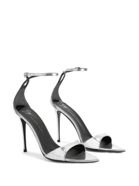Giuseppe Zanotti 90mm Intriigo Strap sandals - Silver