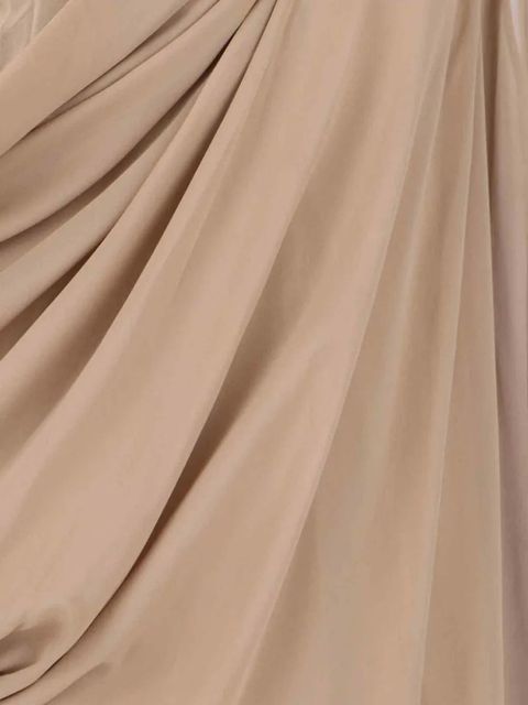 KHAITE Taj midi dress - Neutrals