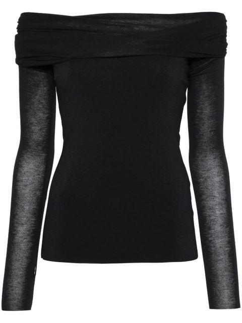 MANURÍ Amara blouse - Black - zdjęcie produktu nr 1