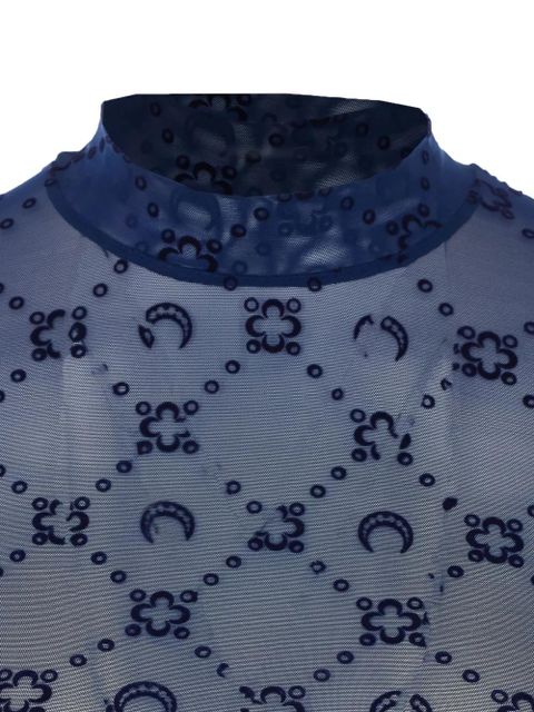 Marine Serre moonogram logo top - Blue