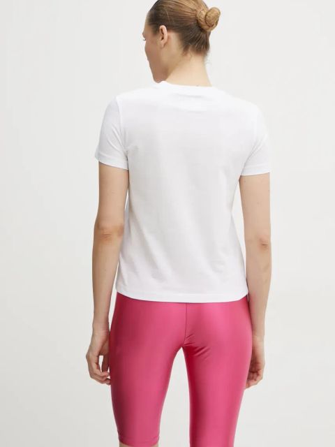 Versace Jeans Couture t-shirt bawełniany damski kolor biały 78HAHC03 CJ01C
