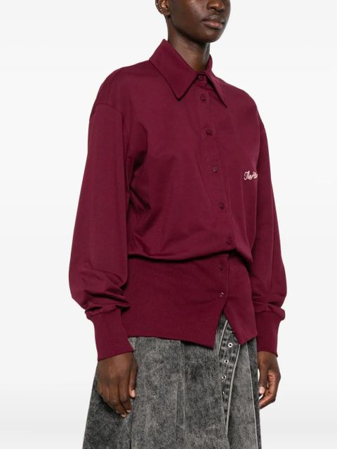 The Attico button-down shirt - Red