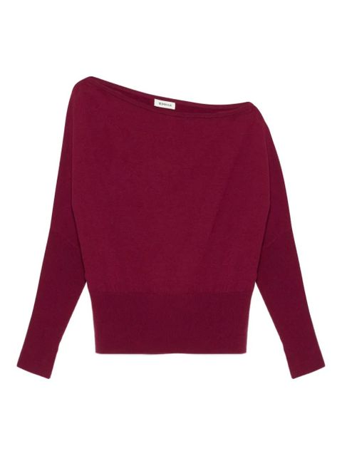 Simkhai off-shoulder wool top - Red - zdjęcie produktu nr 1