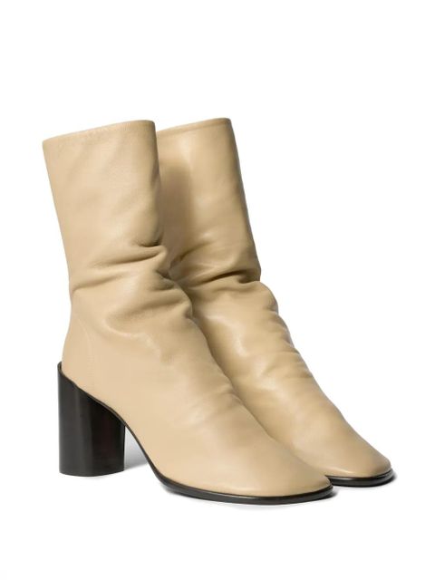 LEMAIRE glove leather ankle boots - Neutrals - zdjęcie produktu nr 2