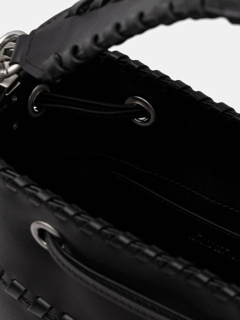 Pinko torebka skórzana kolor czarny 104303 A2OR