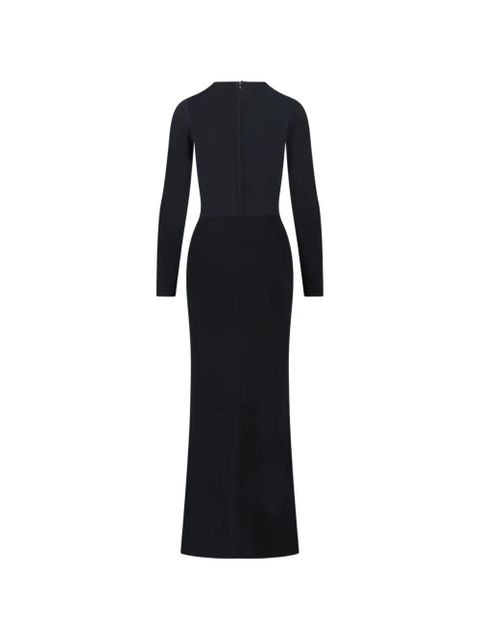 Max Mara long-sleeves maxi dress - Black - zdjęcie produktu nr 2