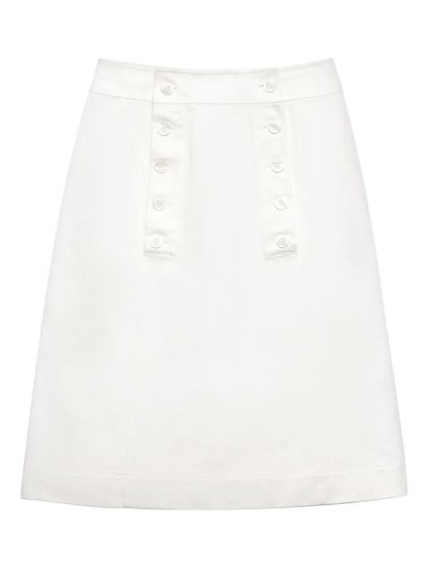 Prada gabardine skirt - White - zdjęcie produktu nr 1