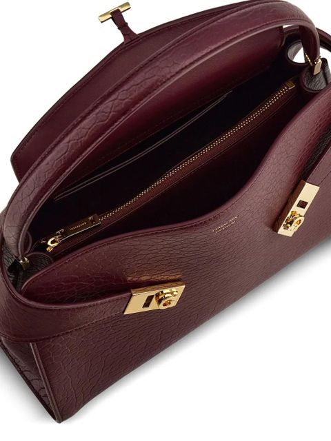 Ferragamo medium Hug leather shoulder bag - Red