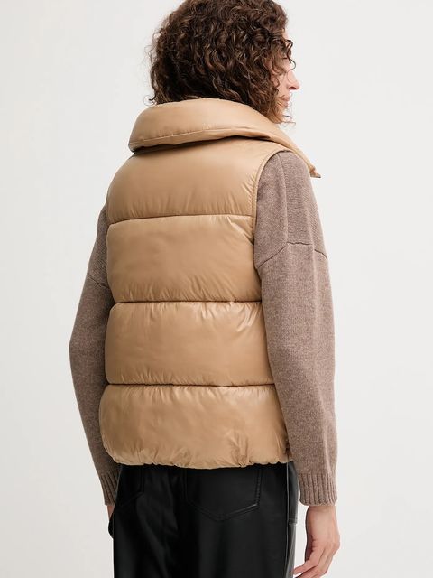 Save The Duck bezrękawnik AMA kolor zielony zimowy D82333W.LOVE21