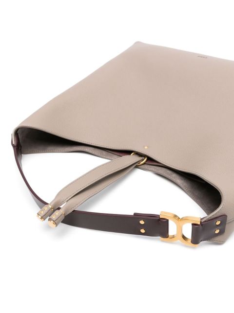Chloé Marcie leather shoulder bag - Grey