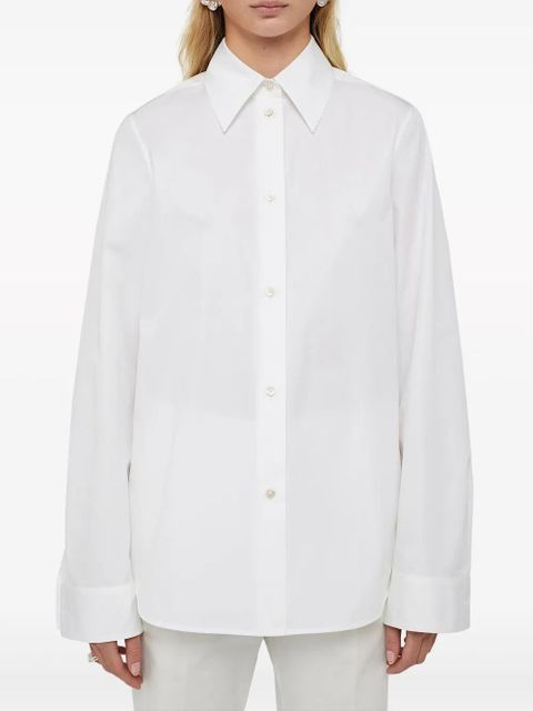 Jil Sander long-sleeve cotton shirt - White