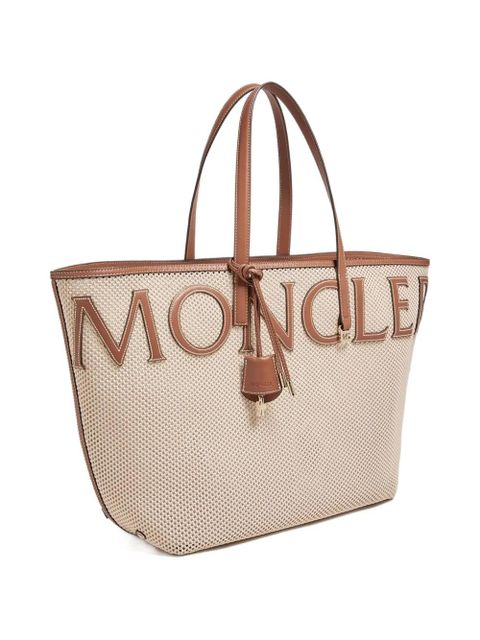 Moncler Very logo-detail tote bag - Neutrals