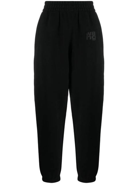 Alexander Wang logo-print tapered track pants - Black - zdjęcie produktu nr 1