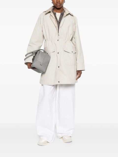 Moncler Begonia parka coat - Neutrals - zdjęcie produktu nr 2